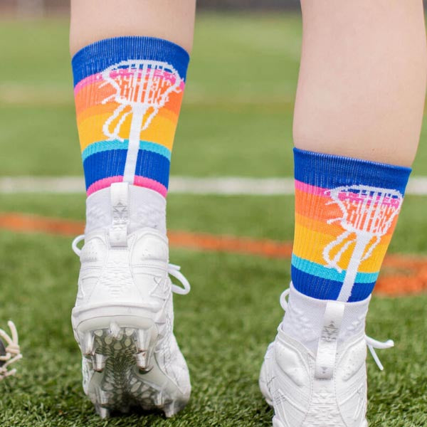 Girls Lacrosse Performance Mid-Calf Socks