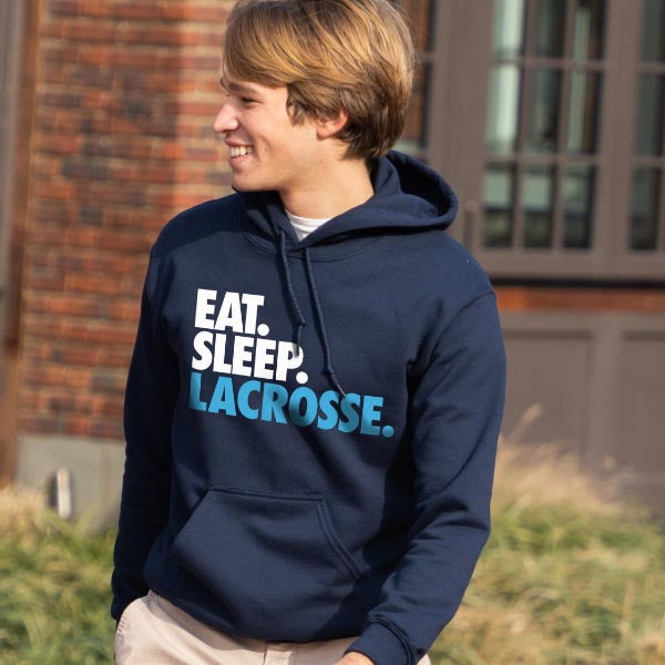 Guys Lacrosse Hooded Sweatshirts