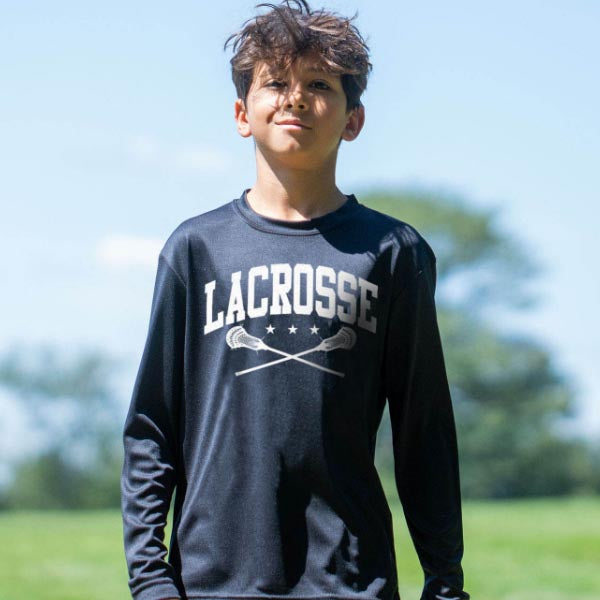 Guys Lacrosse Long Sleeve Performance Tees