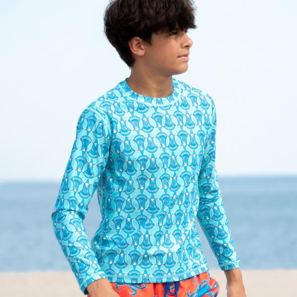 Guys Lacrosse SunSport Rash Guard Shirt
