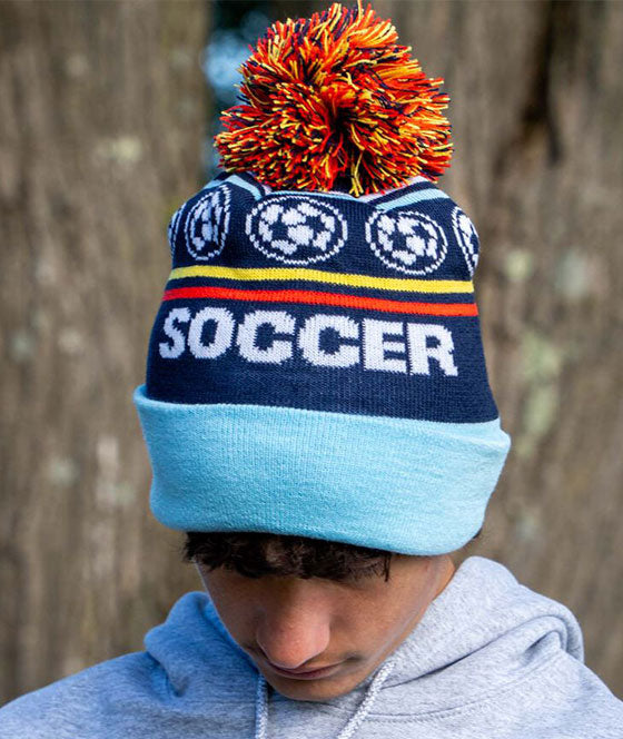 Knit Hats for Soccer Players