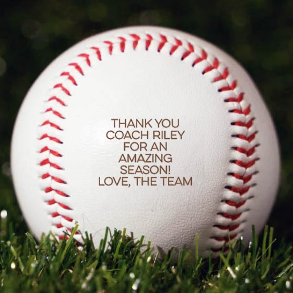 Custom Text & Logo Baseballs