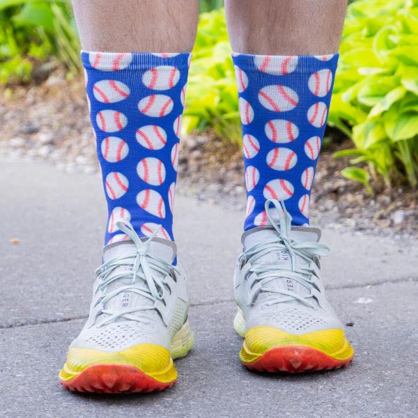 Baseball Graphic Flex Mid-Calf Socks