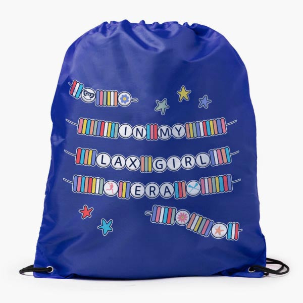Girls Lacrosse Drawstring Backpacks