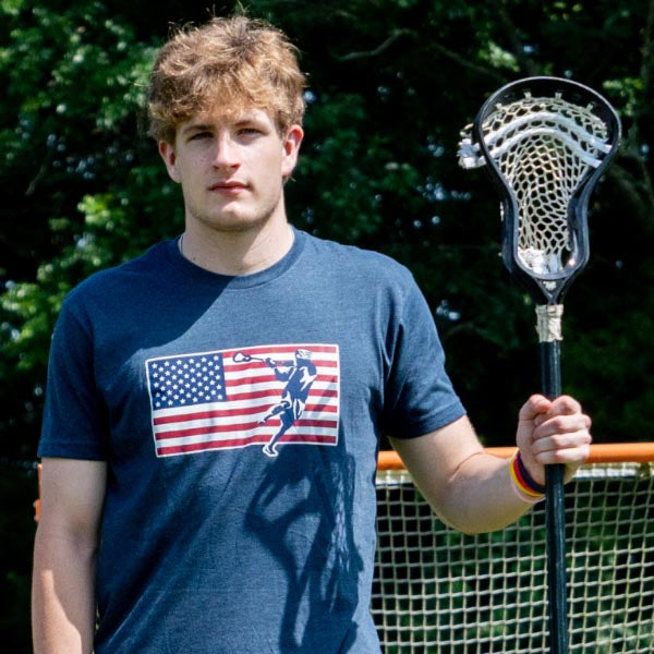 Guys Lacrosse Patriotic