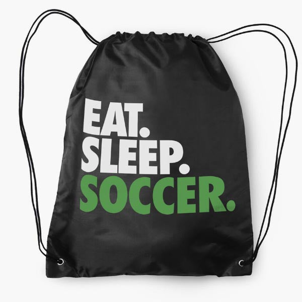 Soccer Drawstring Backpacks
