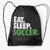 Soccer Drawstring Backpacks