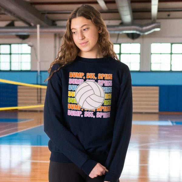 Volleyball Crewneck Sweatshirts