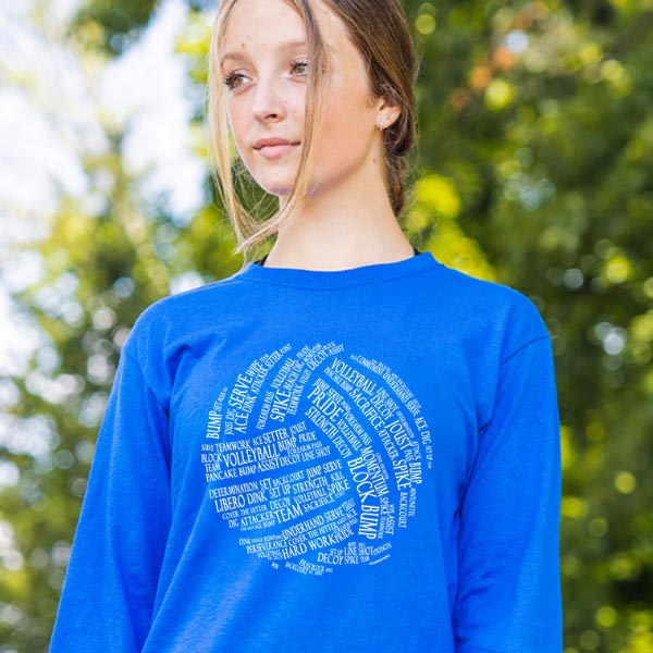 Volleyball Long Sleeve Tees