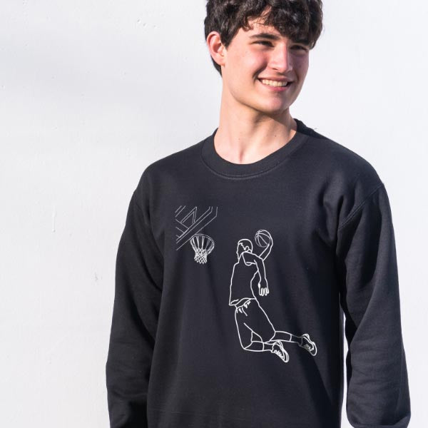 Basketball Crewneck Sweatshirts