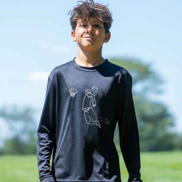 Basketball Long Sleeve Performance Tees
