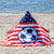 Soccer Hooded Beach Towels