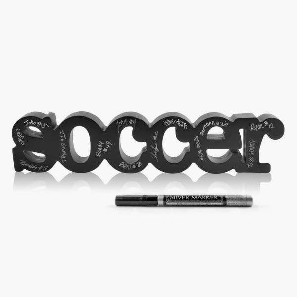 Soccer Decorative Wood Words