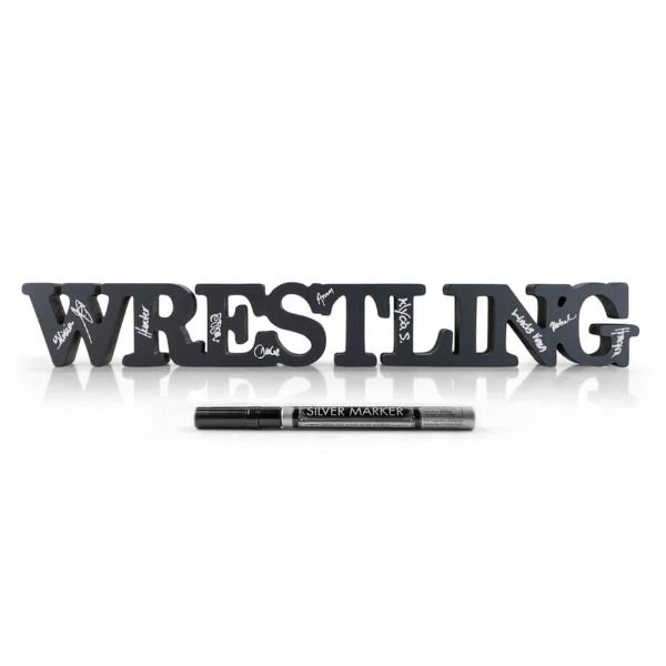 Wrestling Decorative Wood Words