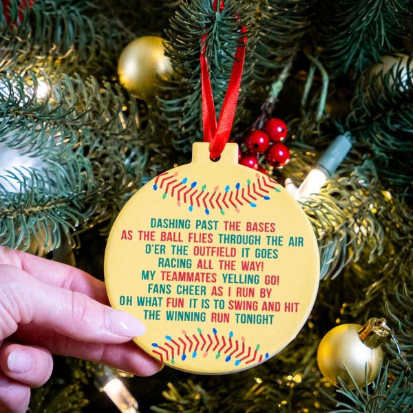 Softball Ornaments