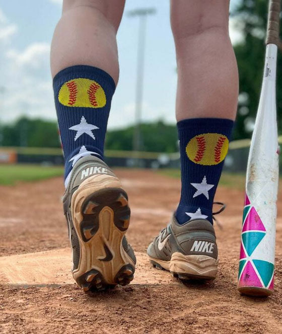 Softball Mid-Calf Socks