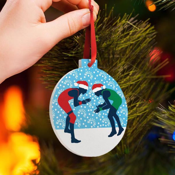 Wrestling Ornaments