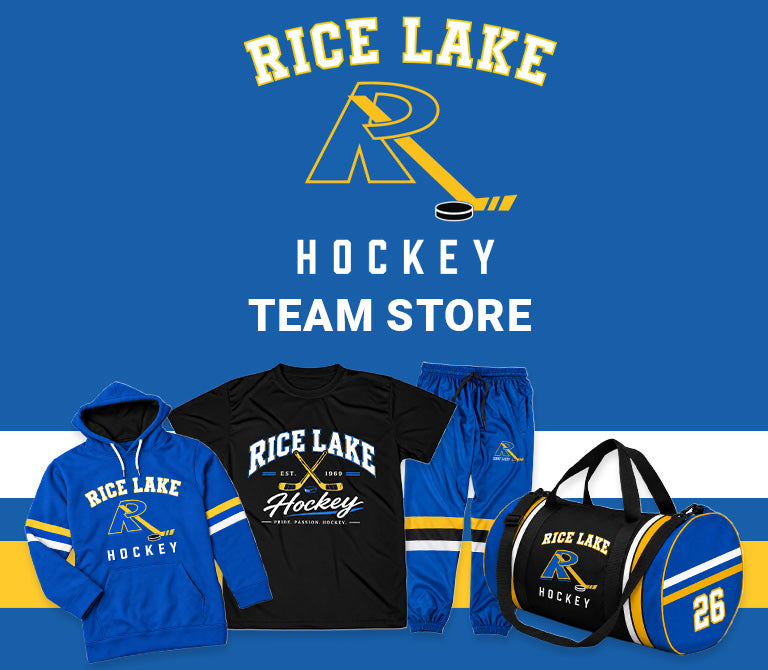 Rice Lakes Hockey Banner