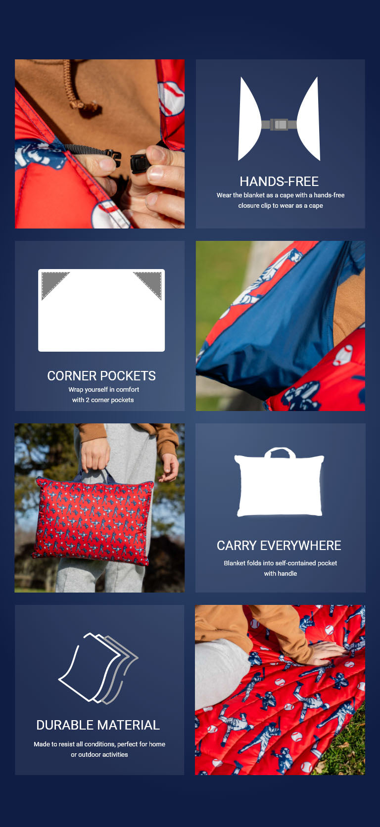 Pufle Blankets Features