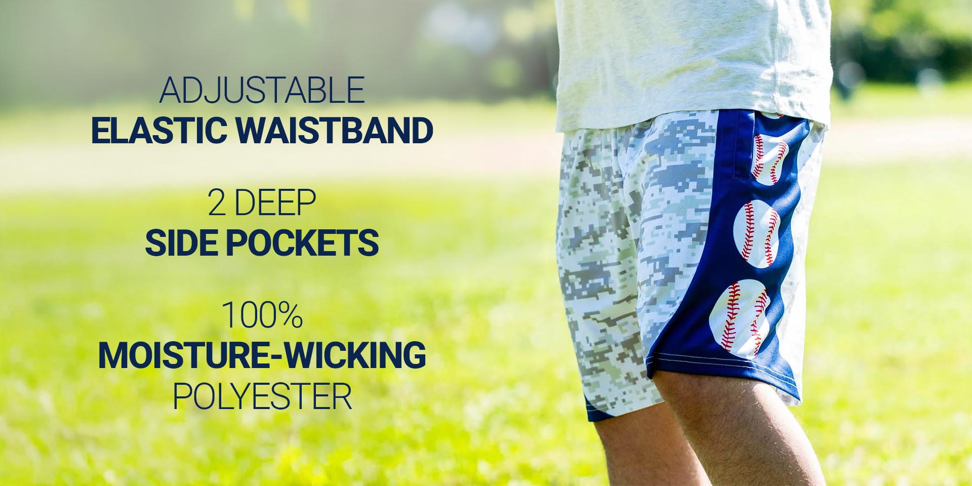 Baseball Shorts Details