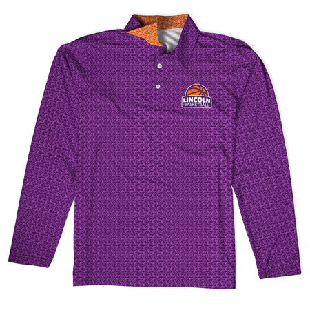 Custom Team Long Sleeve Polo -  Basketball