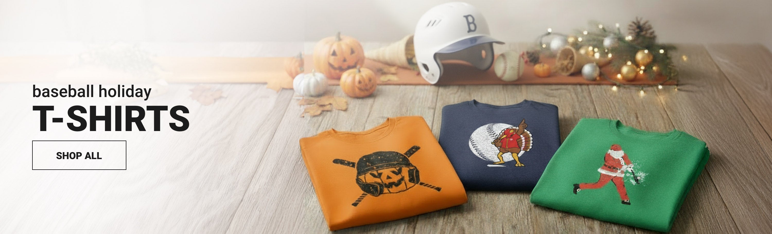 BASEBALL HOLIDAY TEE