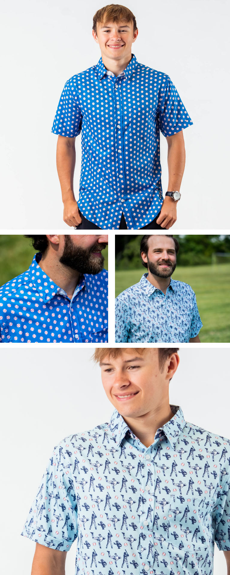 BASEBALL Performance Button-Down