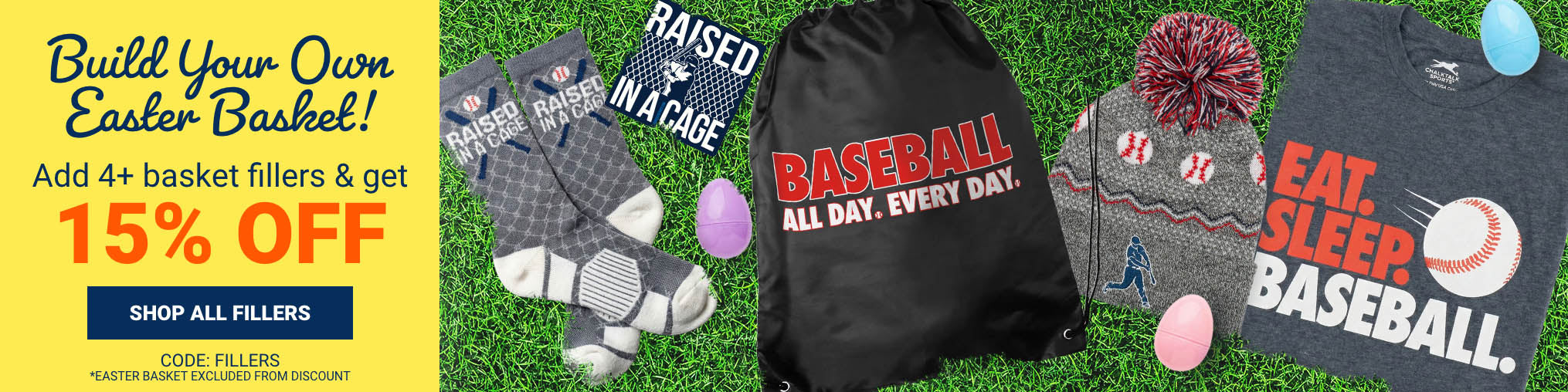 EASTER BASKET FILLERS - Baseball