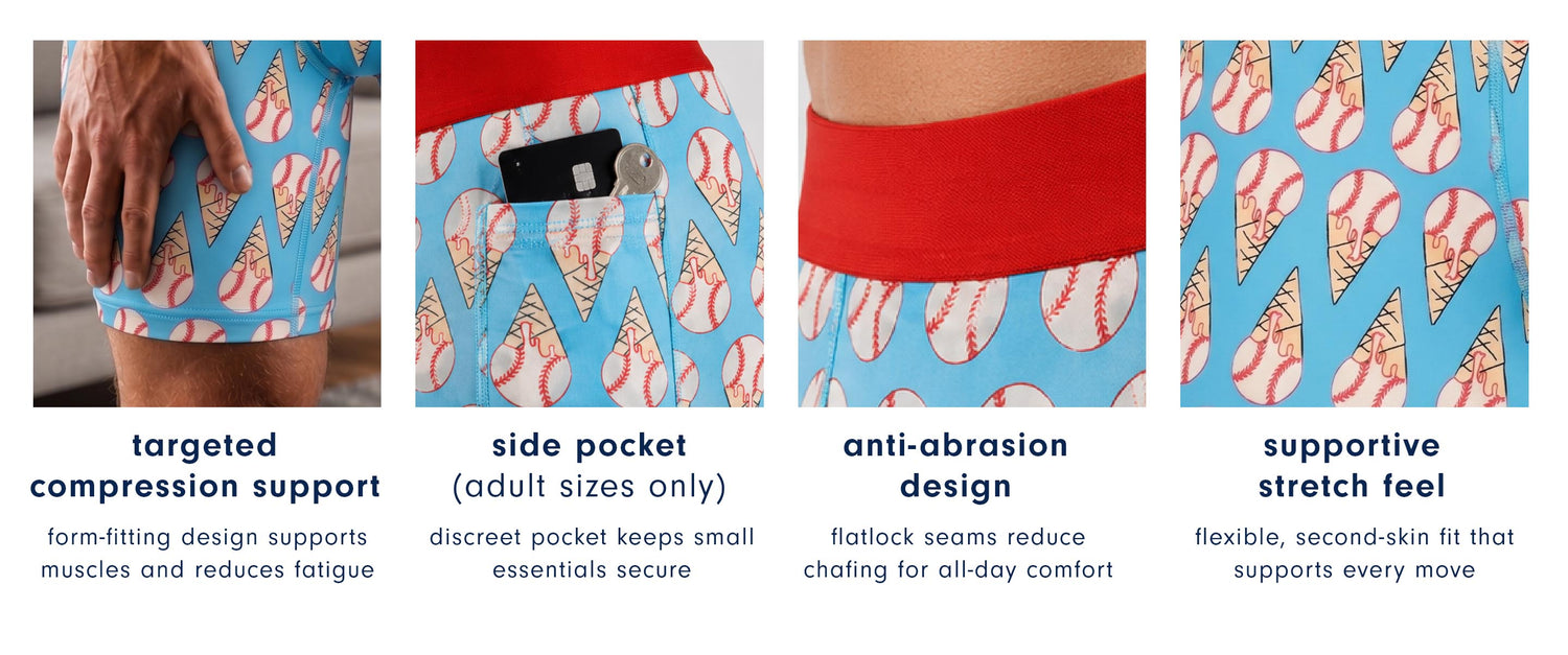 Baseball Compression Shorts Responsive 3