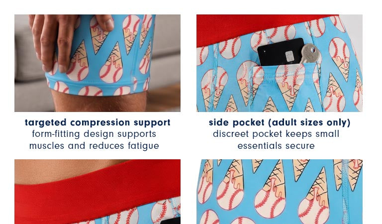 Baseball Compression Shorts Responsive 3