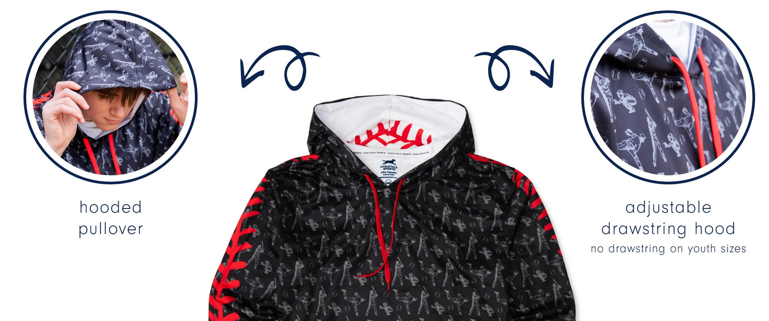 Baseball Gameday Hoodies Responsive 3