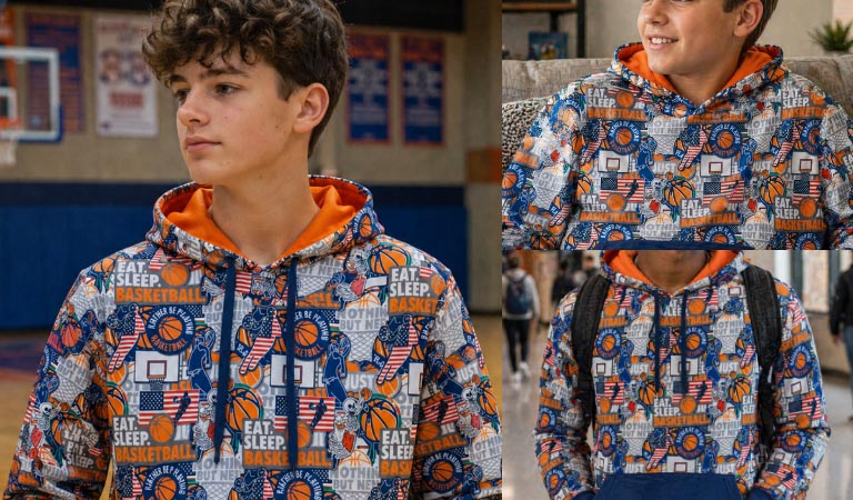 Basketball Gameday Hoodie Responsive 2