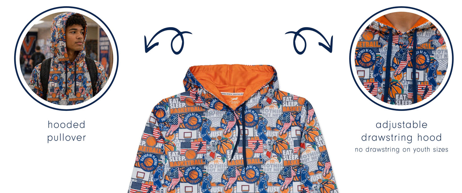 Basketball Gameday Hoodie Responsive 3