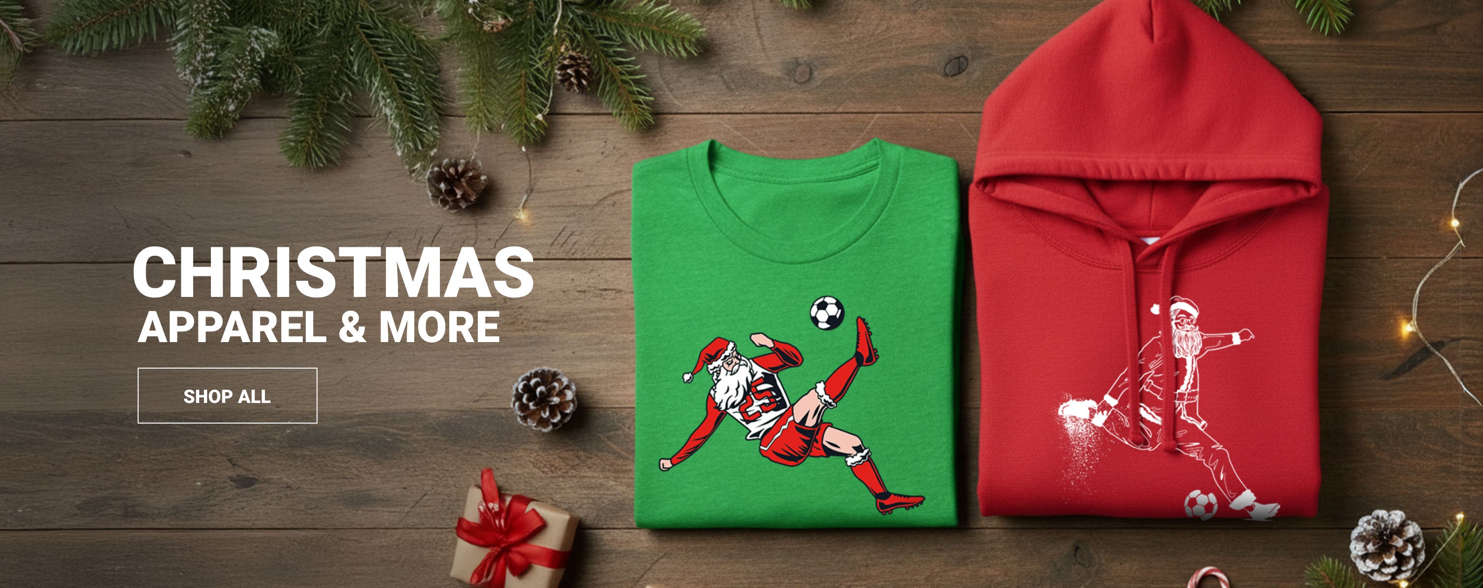 SOCCER Christmas Apparel and More
