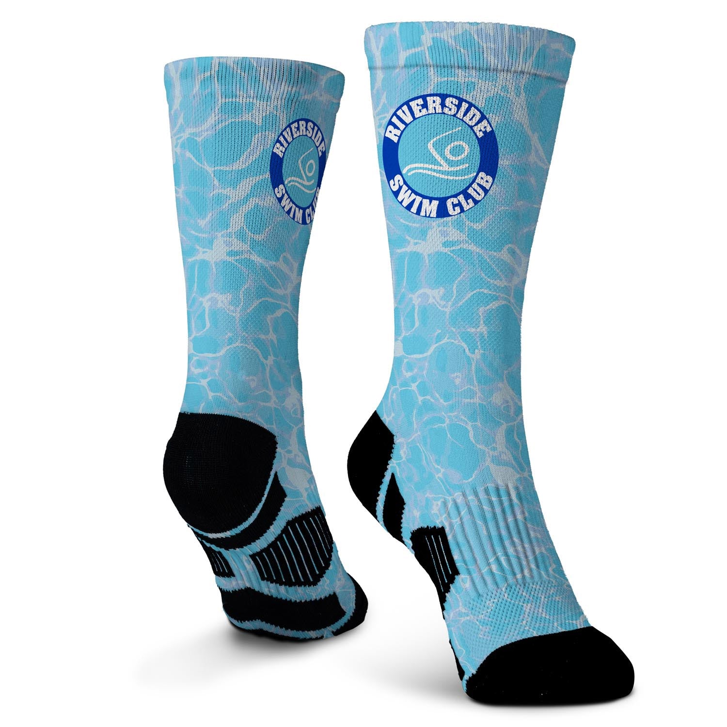 Custom Team Graphic Flex Mid-Calf Socks - Wrestling