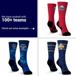 Custom Team Graphic Flex Mid-Calf Socks