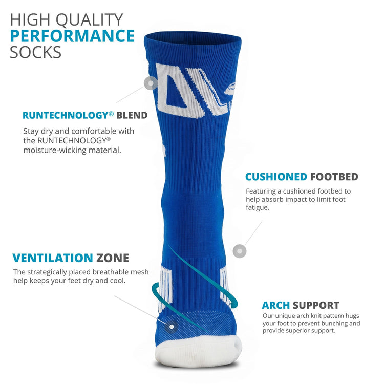 Custom Team Woven Mid-Calf Socks - Hockey