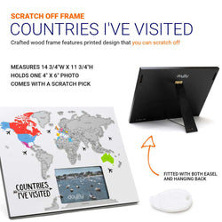 Scratch Off Frame - Countries I've Visited