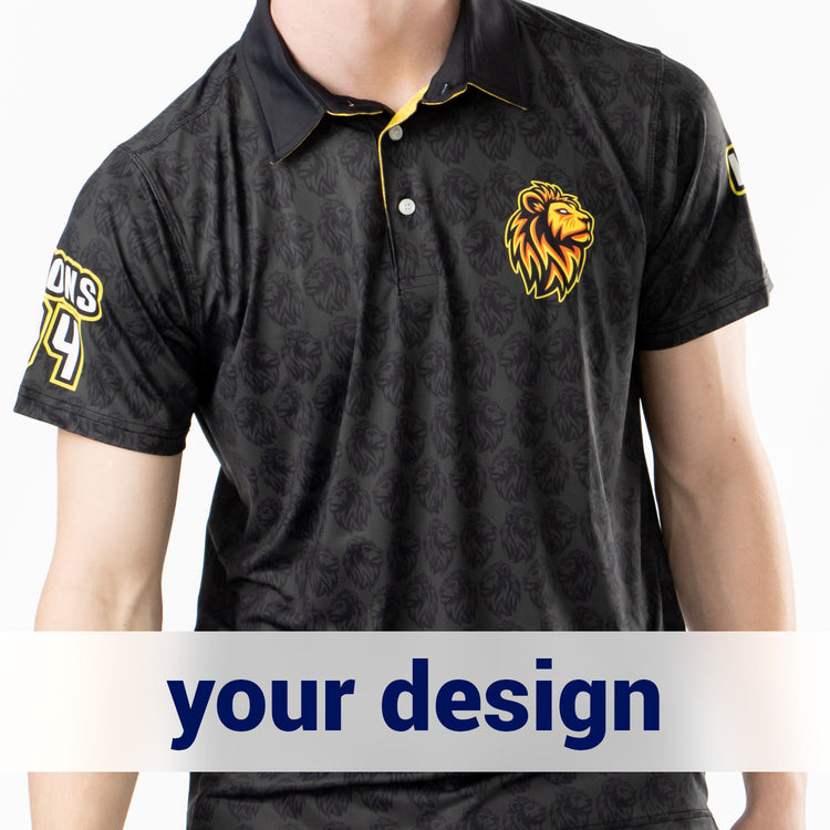 Custom Team Short Sleeve Polo Shirt - Football