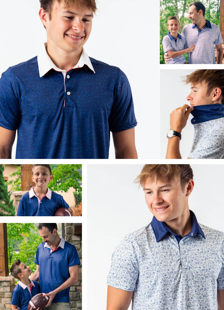 FOOTBALL Performance Polos