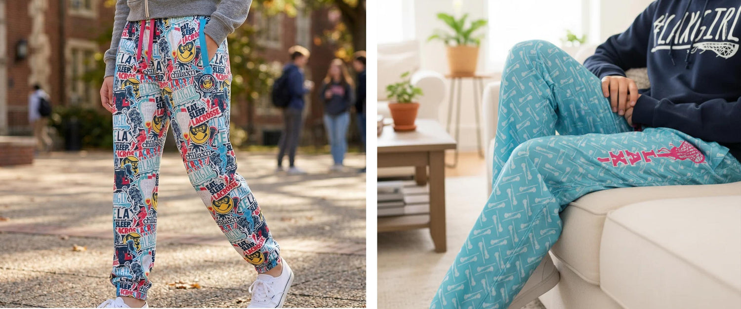 Girls Lacrosse Lounge Pants Responsive 2
