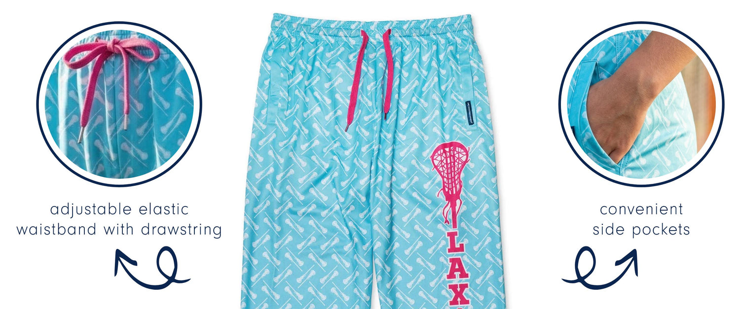 Girls Lacrosse Lounge Pants Responsive 3