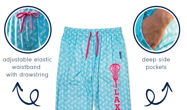 Girls Lacrosse Lounge Pants Responsive 3