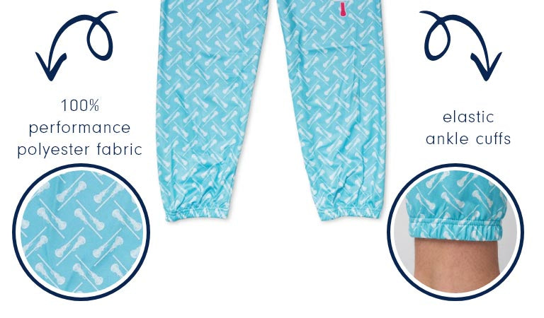 Girls Lacrosse Lounge Pants Responsive 4