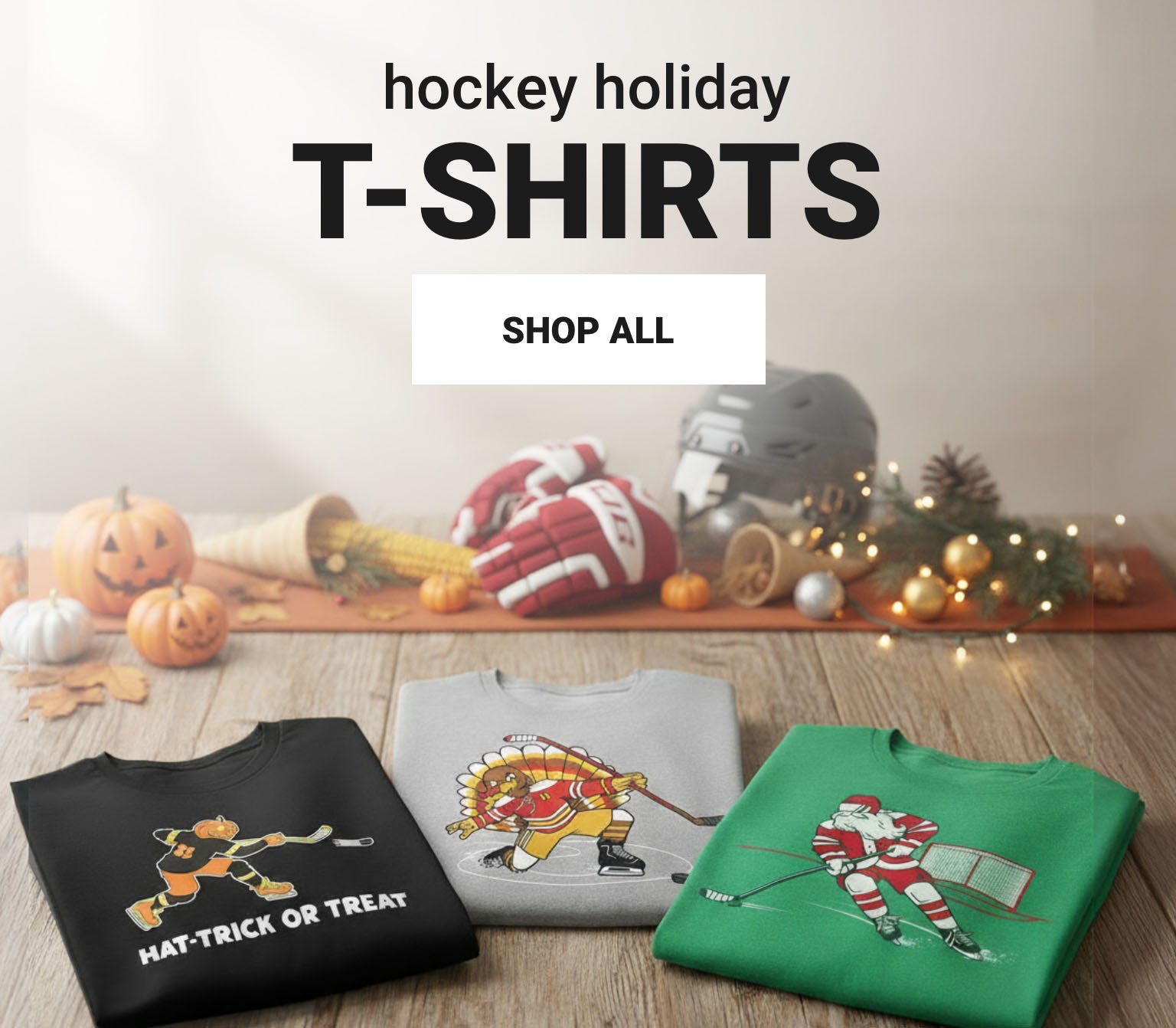 Hockey Holiday Tees