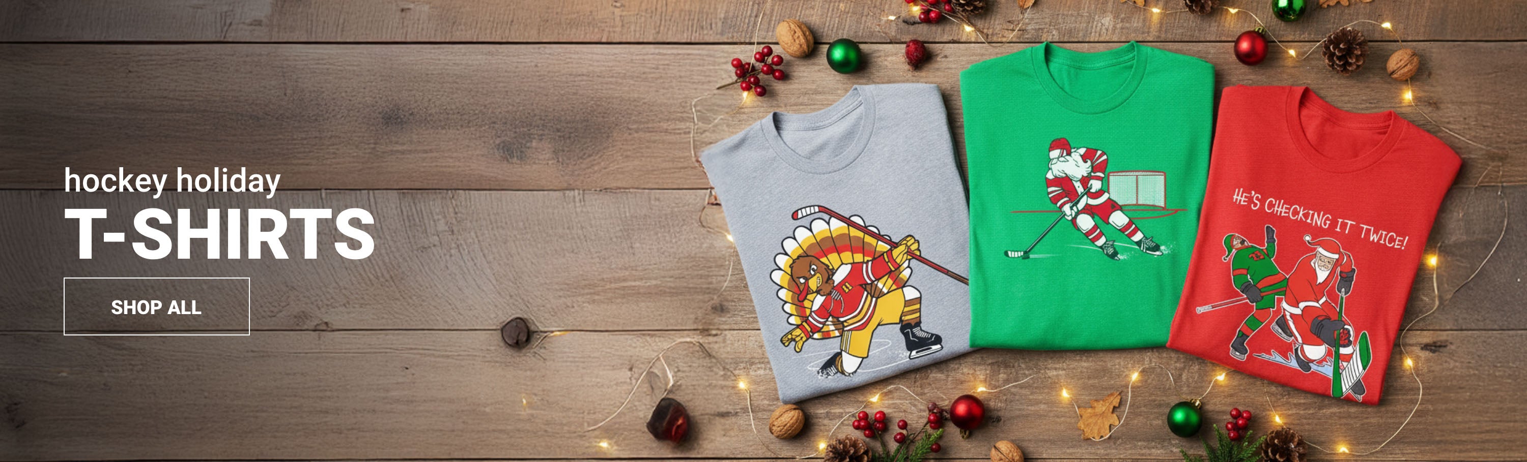 Hockey Holiday Tees