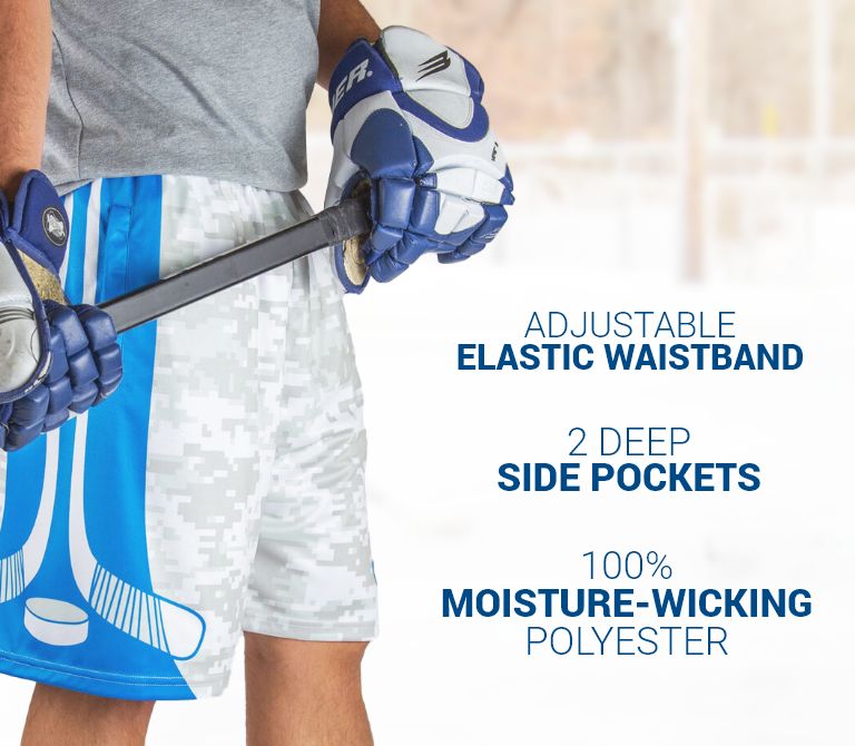 Hockey Shorts - Product- Bottom - Responsive Image - 2
