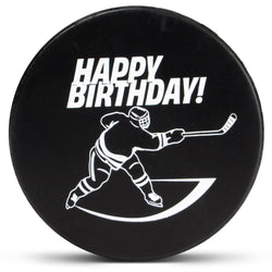 Hockey Puck - Happy Birthday