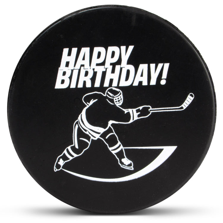Hockey Puck - Happy Birthday