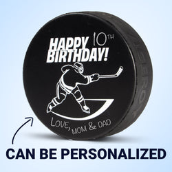 Hockey Puck - Happy Birthday